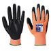 AMBER CUT 3 NITRILE FOAM GLOVES