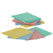 Jangro Lightweight Cloths - Various Colours - 50 Per Pack